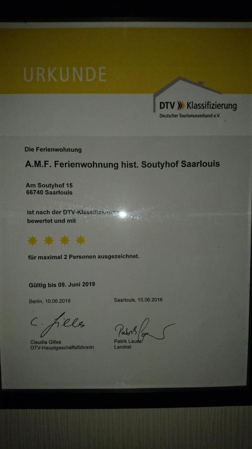 Amf Ferienwohnungen Historischer Soutyhof Saarlouis Kültér fotó
